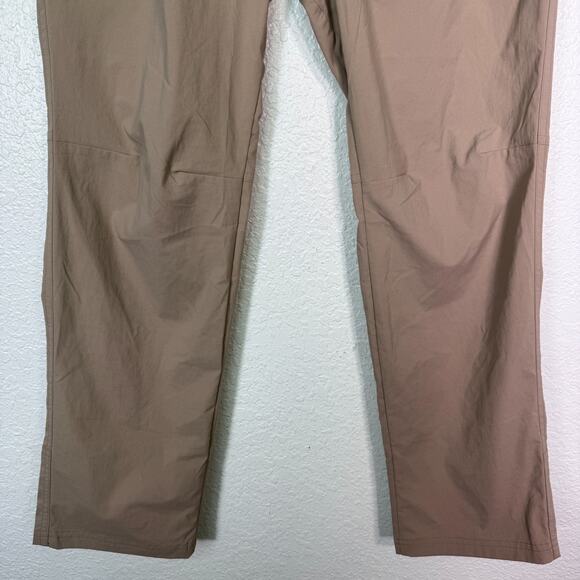 REI Trail Made Pants Mens 30 x 30 Hiking Trail Pant Outdoor Hike UPF 50 Tan NEW - Picture 6 of 11